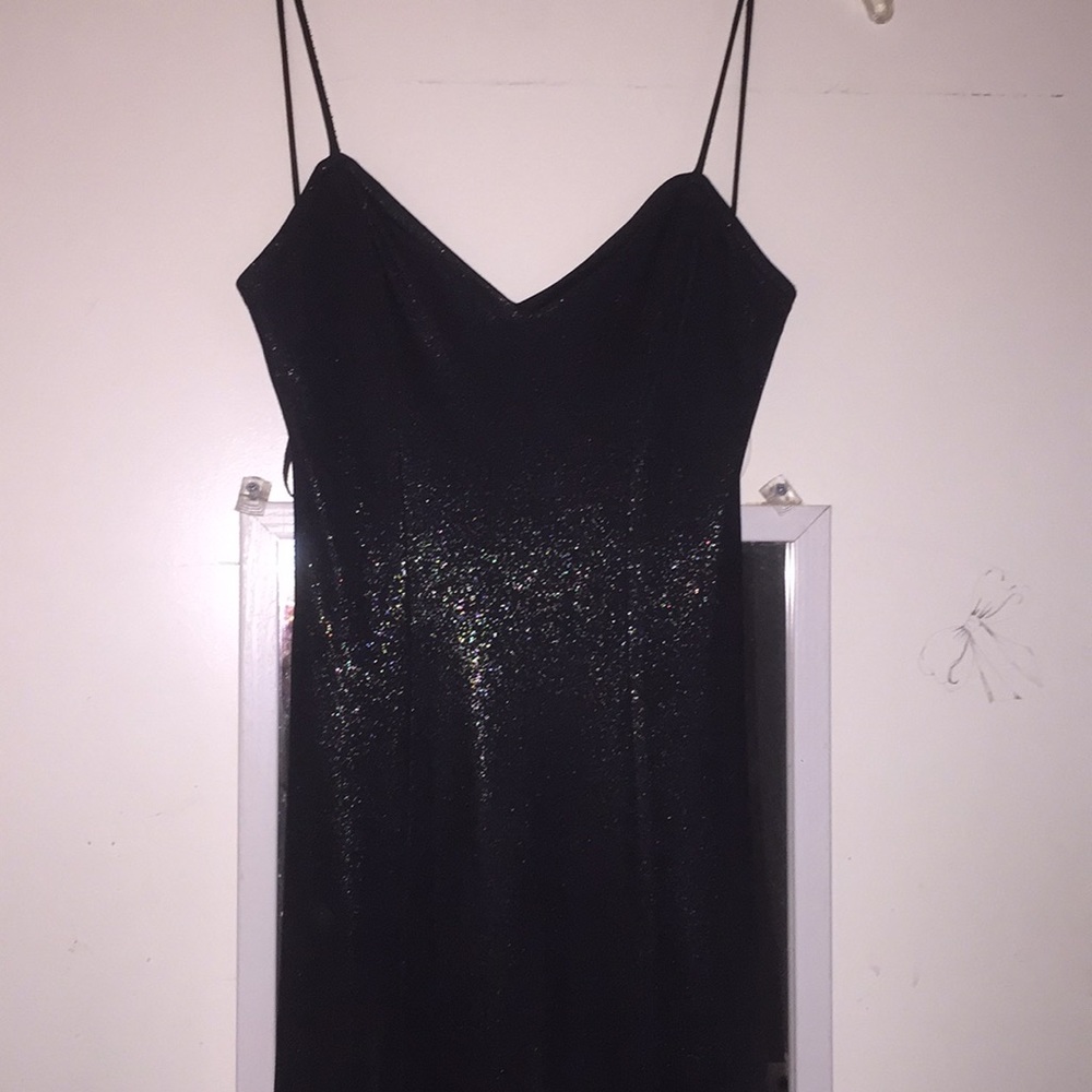 Sparkling black dress